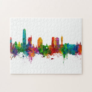 Santiago de Chile Skyline Puzzle