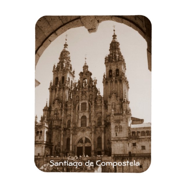 Santiago de Compostela - Catedral Magnet (Vertikal)
