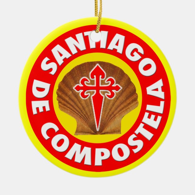 Santiago de Compostela Keramikornament (Vorne)