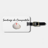 Santiago de Compostela Muschel und Rotkreuzsymbol