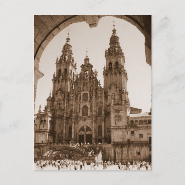 Santiago de Compostela Postkarte (Vorderseite)