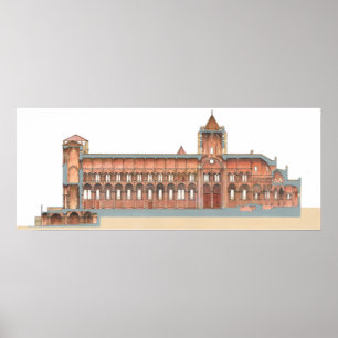 Santiago de Compostela romanische Kathedrale. 2 Poster