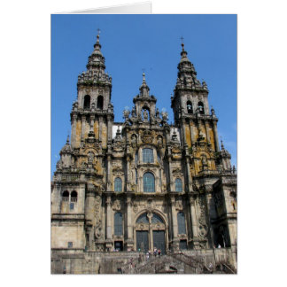 Santiago- de Compostelakathedralen-Karte