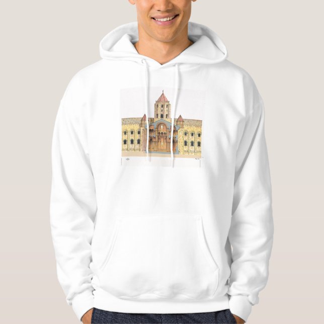 Santiago de CompostelaRomanesque Hoodie (Vorderseite)