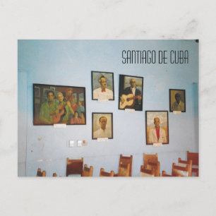 Santiago de Cuba Sehenswürdigkeit Music Hall Scene Postkarte