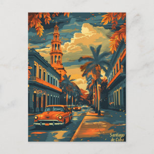 Santiago de Cuba Vintage Postkarte
