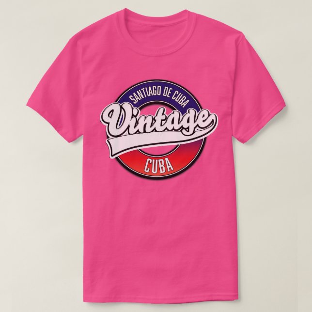 Santiago de Cuba Vintages Logo T-Shirt (Design vorne)