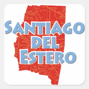 Santiago del Estero Quadratischer Aufkleber
