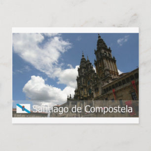 Santiago e Compostela, Espanha Postkarte
