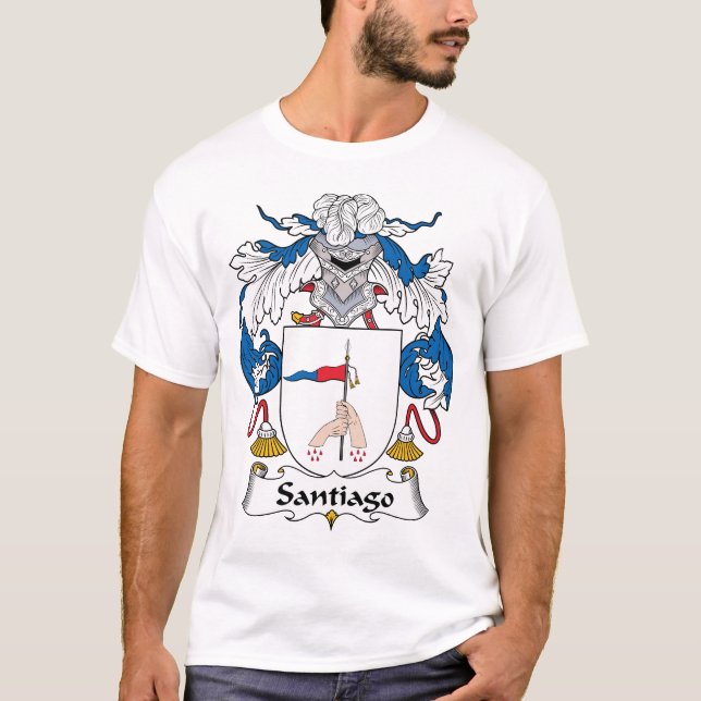 Santiago-Familienwappen T-Shirt (Vorderseite)