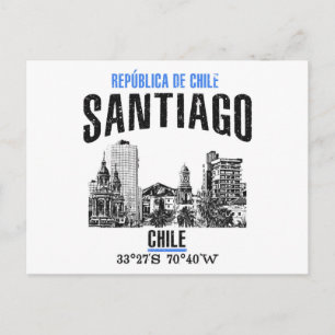 Santiago Postkarte