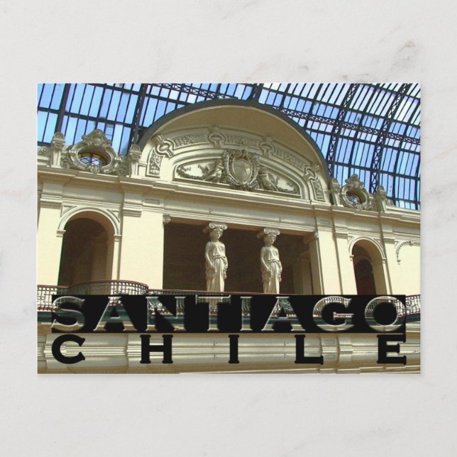Santiago Postkarte (Vorderseite)
