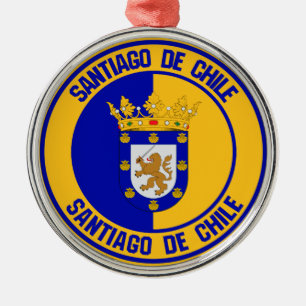 Santiago-Rundes Emblem Ornament Aus Metall