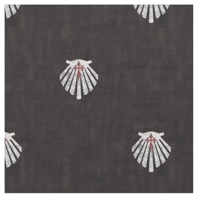 Santiago Scallop Muschel Stoff (Nahaufnahme)