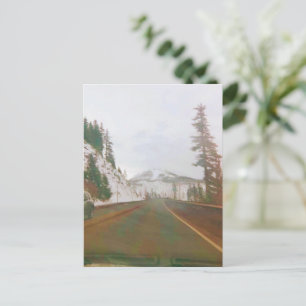 Santiam Pass. Zentrales Oregon, USA Postkarte