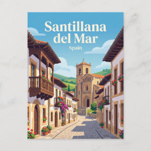 Santillana del Mar Spanien Postkarte