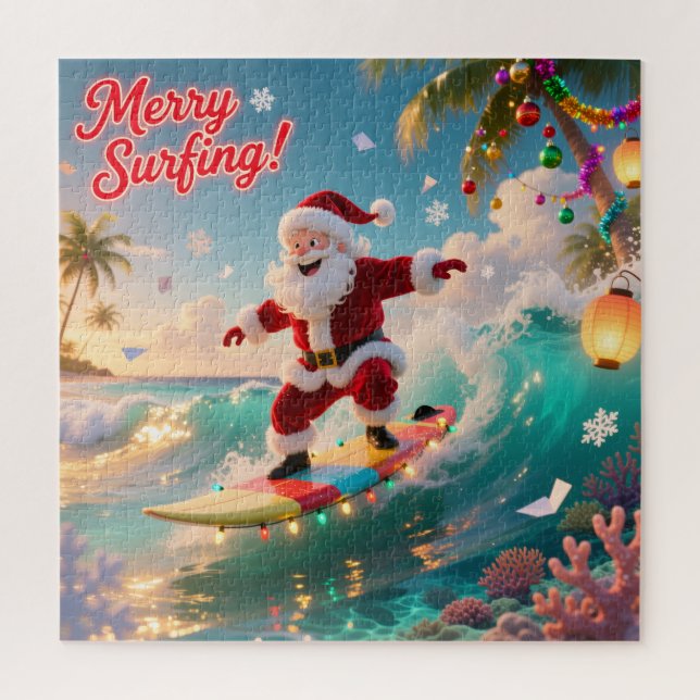 Santis Sommer-Surf-Abenteuer Puzzle (Vertikal)