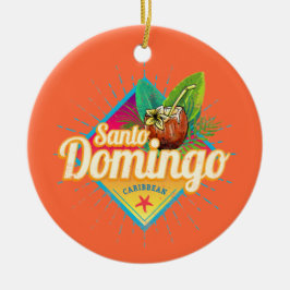 Santo Domingo Caribbean Dominikanische Republik Re Keramik Ornament