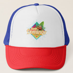 Santo Domingo Caribbean Dominikanische Republik Re Truckerkappe