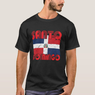Santo Domingo Dominikanische Republik Flaggenstaat T-Shirt