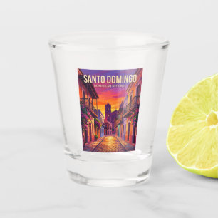 Santo Domingo Dominikanische Republik Schnapsglas