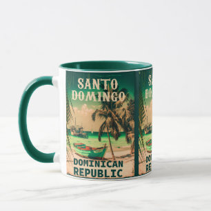 Santo Domingo Dominikanische Retro 60er Jahre Vint Tasse
