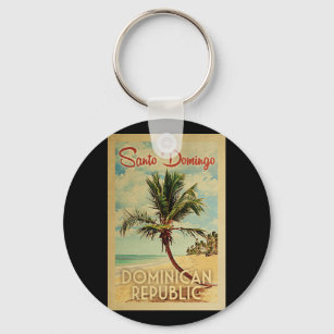 Santo Domingo Palm Tree Wandern Schlüsselanhänger