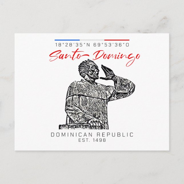 Santo Domingo Postkarte (Vorderseite)
