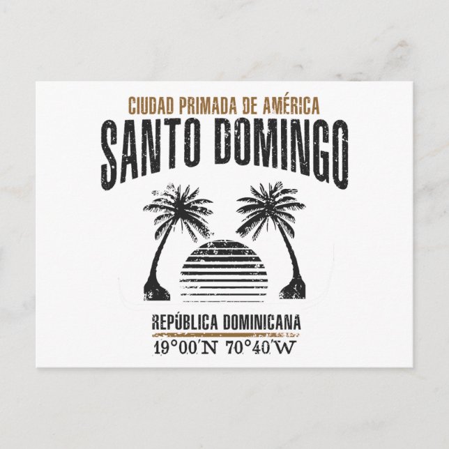 Santo Domingo Postkarte (Vorderseite)
