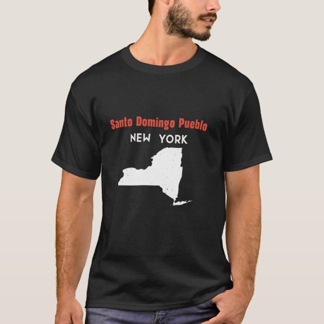 Santo Domingo Pueblo New York USA Staat America Tr T-Shirt (Vorderseite)