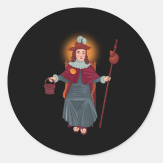 Santo Niã±O De Atocha Runder Aufkleber