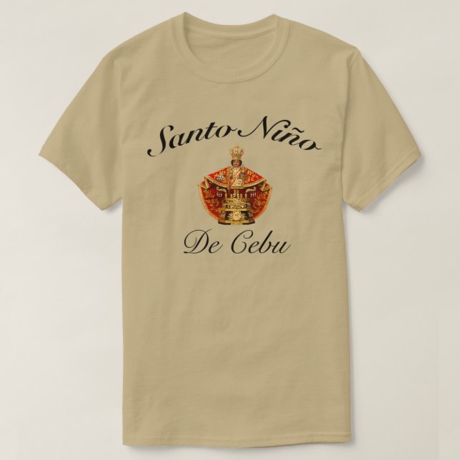 Santo nino de Cebu viva pit senor Long T-Shirt (Design vorne)