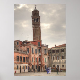 Santo Stefano in Venedig Italien Poster