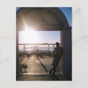 Santo Wines Weinberge Postkarte