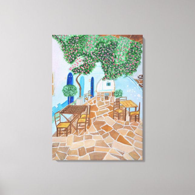 Santorin 1 Leinwand (Vorderseite)