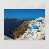 Santorin, die griechischen Inseln - Postkarte