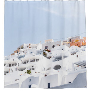 Santorin, Griechenland Duschvorhang