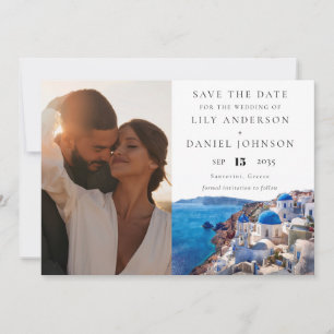 Santorin Griechenland Foto Zielort Hochzeit Save The Date