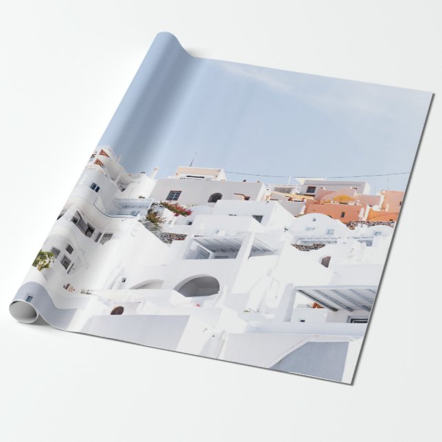 Santorin, Griechenland Geschenkpapier (Ungerollt)
