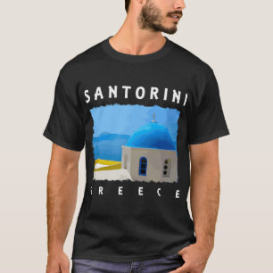 Santorin Griechenland Griechische Mittelmeerinsel T-Shirt