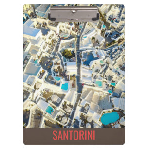 Santorin - Griechenland Klemmbrett