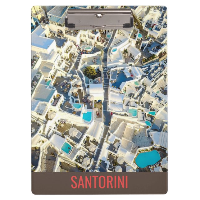 Santorin - Griechenland Klemmbrett (Vorderseite)