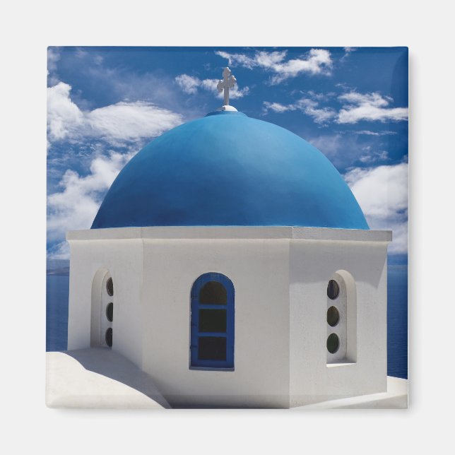 Santorin, Griechenland Magnet (Vorne)