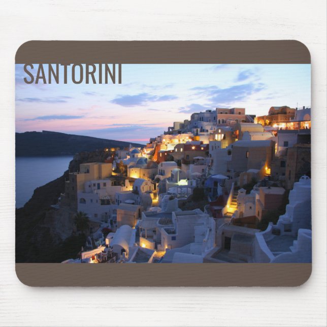 Santorin - Griechenland Mousepad (Vorne)