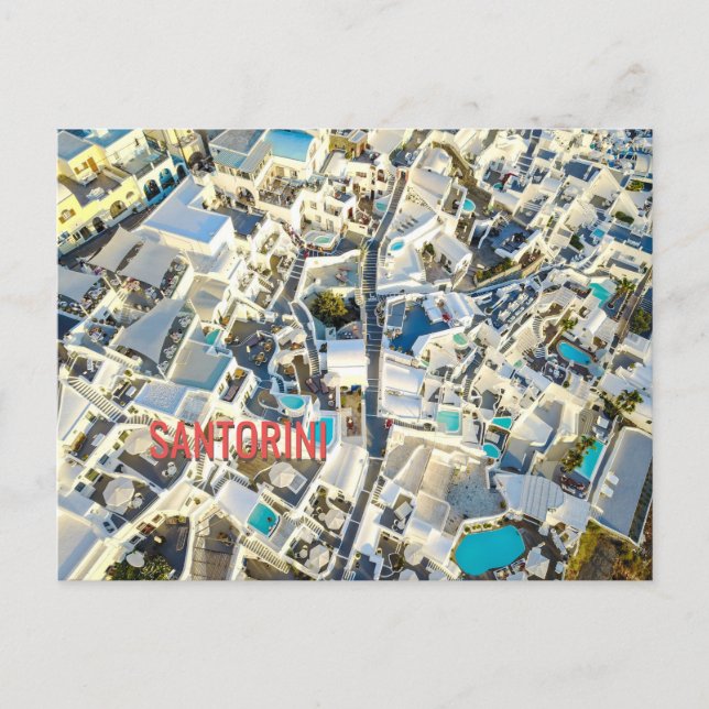 Santorin - Griechenland Postkarte (Vorderseite)