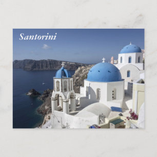 Santorin, Griechenland Postkarte