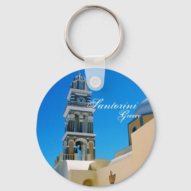 Santorin, Griechenland Schlüsselanhänger (Vorderseite)