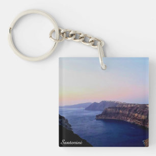Santorin Griechenland Souvenir Acryl-Schlüsselanhä Schlüsselanhänger