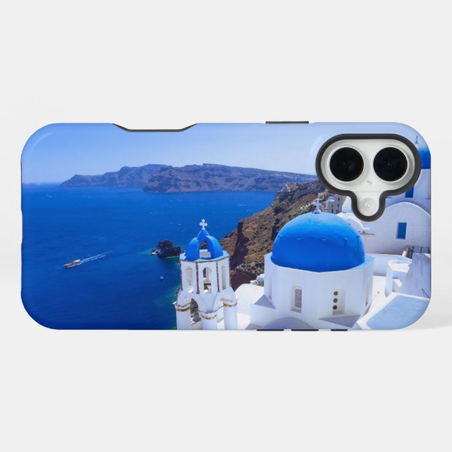 Santorin iPhone Hülle (Rückseite (Horizontal))