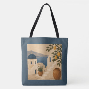 Santorin-Zitronenbaum-Tasche